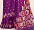 Vasthrlay Purple Kanjivaram Saree