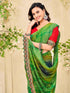 Vasthrlay Shimmer Georgette Lime Saree