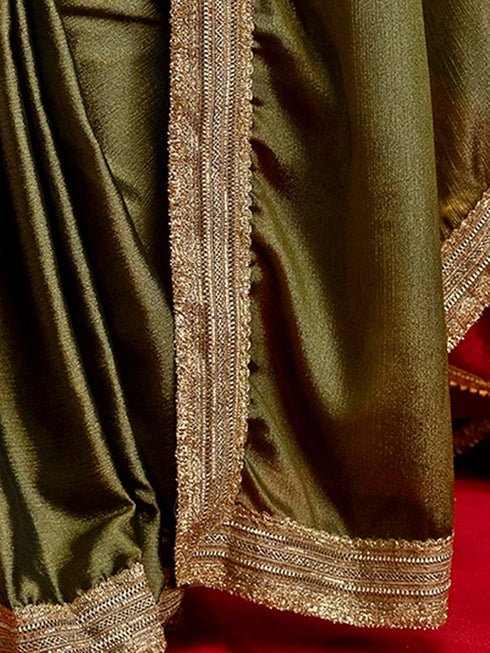 Vasthrlay Chinnon Dusty Saree