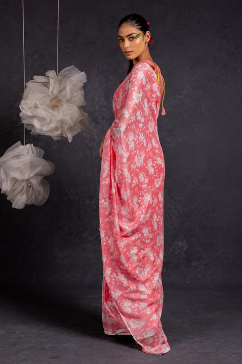 Vasthrlay Fashion Chiffon Georgette Printed Ethnic Wear