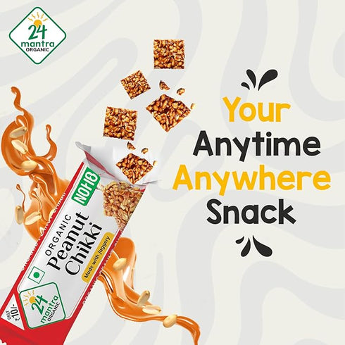 Delicious Organic Peanut Chikki - 20g