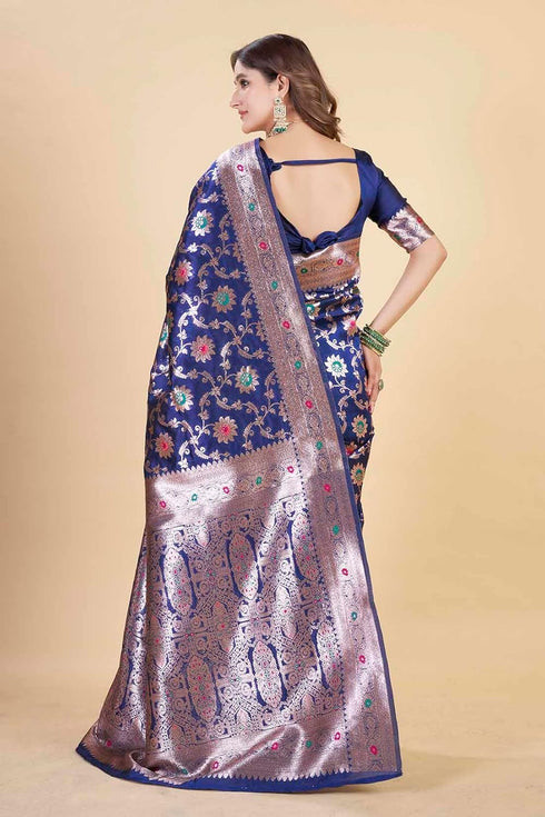 Vsathrlay Kanjivaram Banarasi Festival Wedding Ethnic Wear