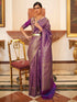 Vasthrlay Women's Kanjivaram Silk Unstitched Saree
