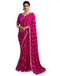 Vasthrlay Georgette Embroidery Unstitched Pink Saree