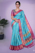 Vasthrlay Traditional Matching Unstitched Orangeblack