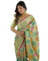 Vasthrlay Banarasi Kanjivaram Unstitched Black Saree