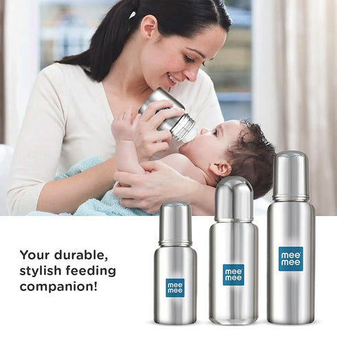Mee Mee Baby Steel Feeding Bottle