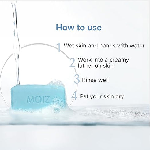 Moiz Syndet Bathing Bar Soap 75g