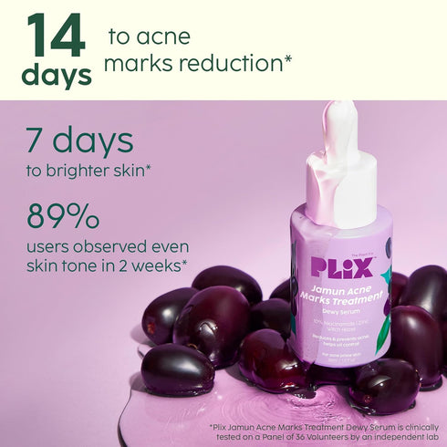 PLIX THE PLANT FIX Jamun Cleanser & 10% Niacinamide Acid Serum Combo