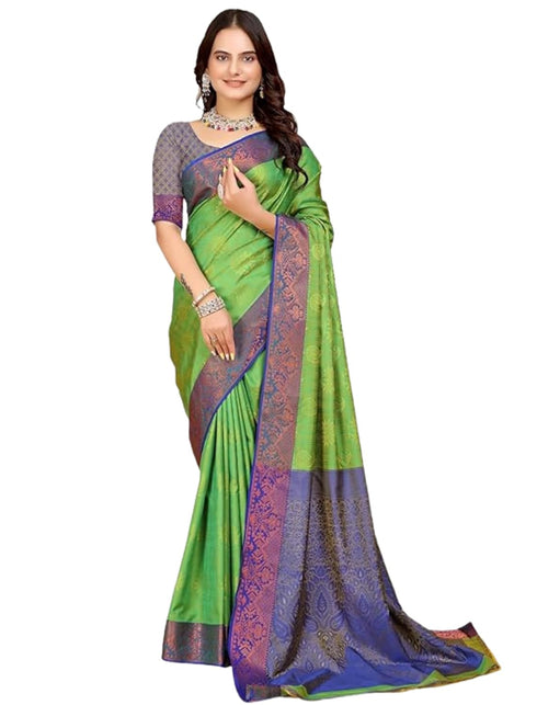 Vasthrlay Multicoloured Banarasi Ethnic Wear