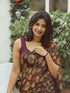 Vasthrlay Maroon Floral Unstitched Breathable