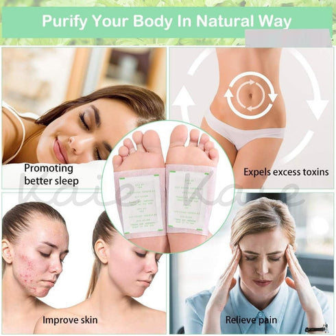 Herbal Detox Foot Pads For Toxin Removal