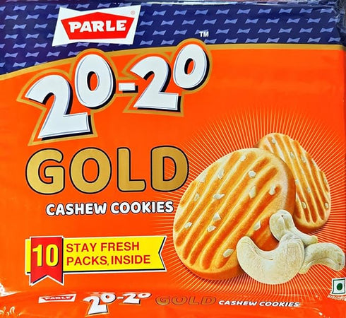 Parle 20-20 Gold Cashew Cookies