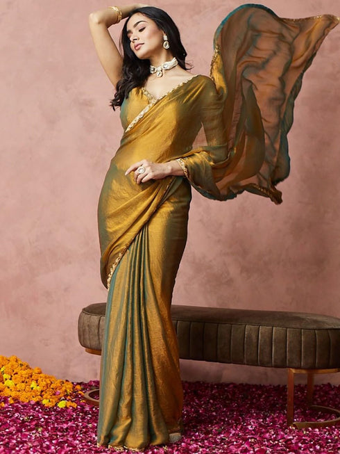 Vasthrlay Border Unstitched Saree