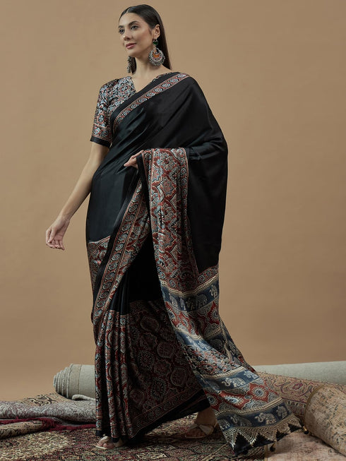 Vasthrlay Printed Unstitched Hs Ethnic Wear