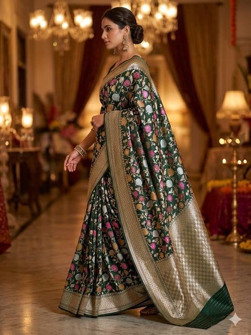 Vasthrlay Meenakari Banarasi Multicolour
