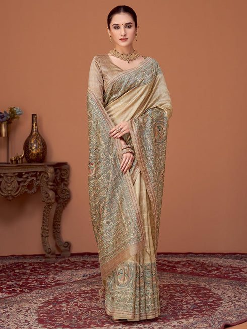 Vasthrlay Kalamkari Printed Unstitched Hs Ethnic Wear