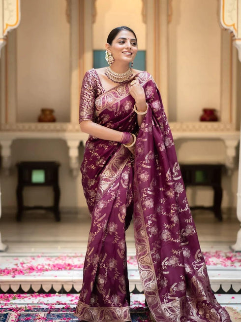 Vasthrlay Banarasi Decorative Traditional Az Ys Nazli Ethnic Wear