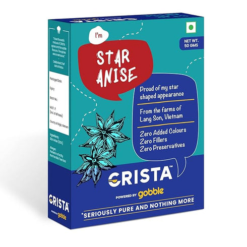 CRISTA Whole Star Anise Flowers