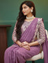 Vasthrlay Embroidered Black Saree