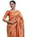 Vasthrlay Womens Weaving Unstitched Dark Green Saree