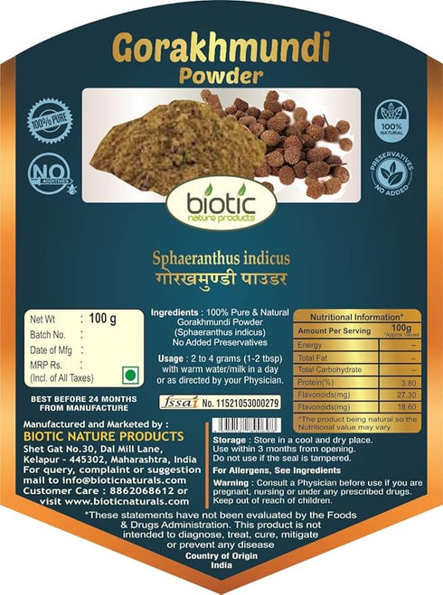 Biotic Gorakhmundi powder