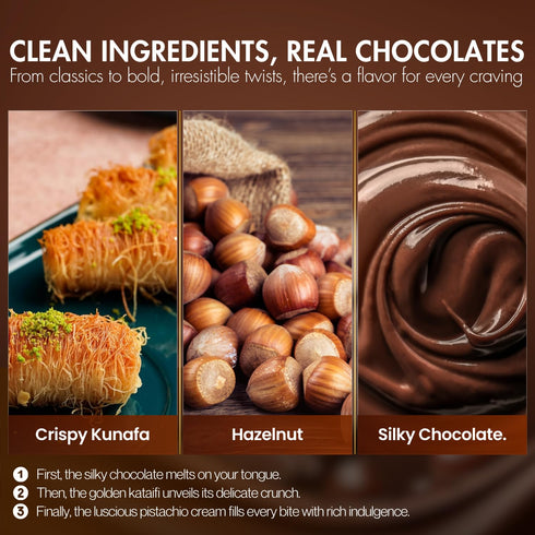 Fronia Kunafa Chocolate Bar