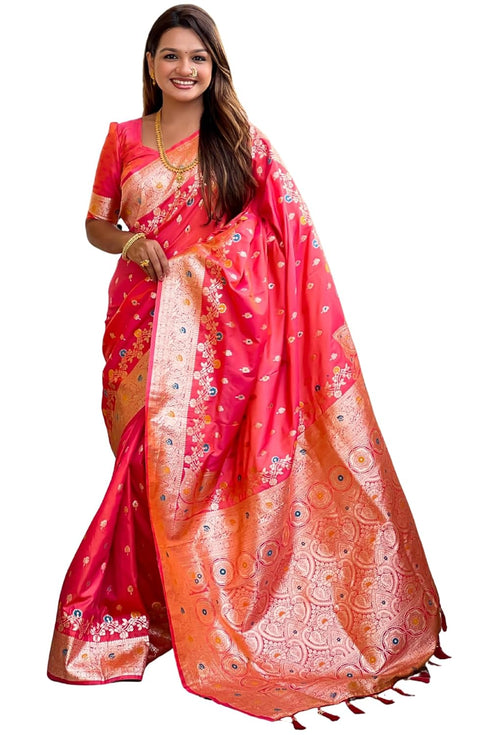 Vasthrlay Kanjivaram Unstitched Blouse Ethnic Wear