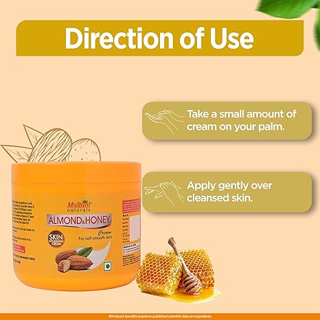 Multani Naturals Almond & Honey Cream