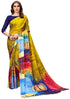 Vasthrlay Rangoli Modi Saree Mustard Blue