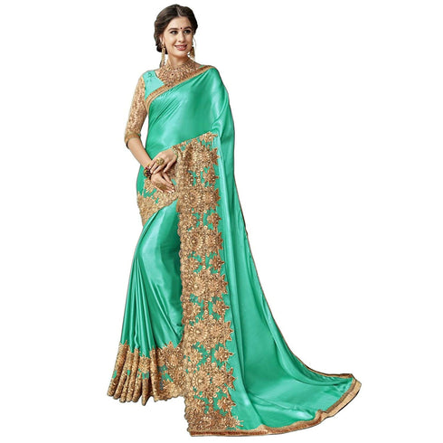 Vasthrlay Lycra Malai Embroidery Ethnic Wear