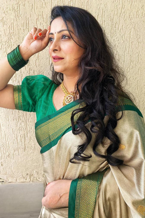 Vasthrlay Kanjivaram Lichi Blouse Ethnic Wear