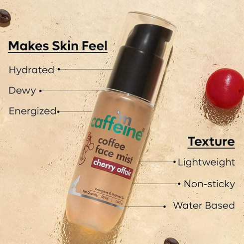 MCaffeine Cherry Affair Hydrating Coffee Face Mist