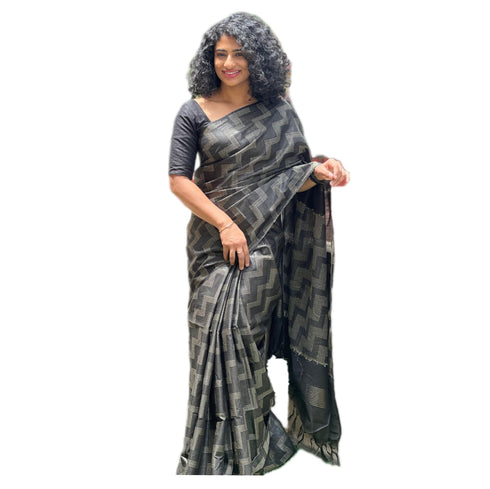 Vasthrlay Bhagalpuri Unstitched Saree