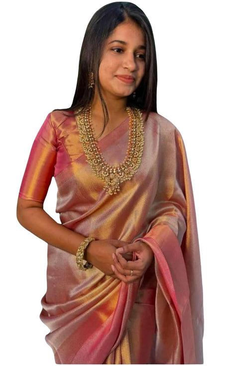 Vasthrlay Kanjivaram Organza Tissue Ethnic Wear