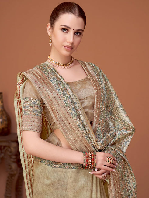 Vasthrlay Kalamkari Printed Unstitched Hs Ethnic Wear
