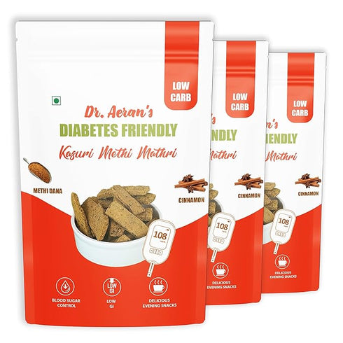 Dr. Aeran’s Diabetes Friendly Mathri – 300g