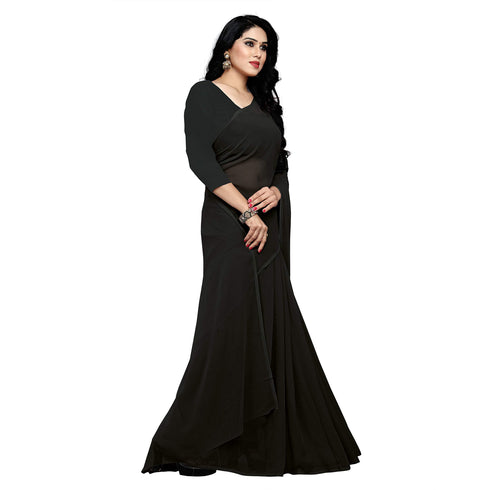 Vasthrlay Georgette Unstitched Saree