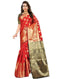Vasthrlay Rich Red Black Ethnic Wear