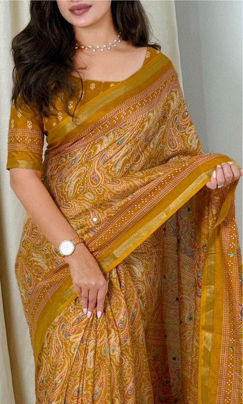 Vasthrlay Paisley Pattern Traditional Fastival