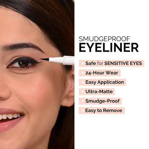 Matte Bold Eyeliner | Waterproof And Smudgeproof