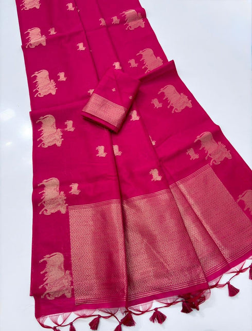 Vasthrlay Tussar Kalamkari