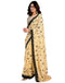 Vasthrlay Womens Printed Unstitched White Saree