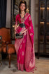 Vasthrlay Women's Georgette Unstitched Blouse Saree