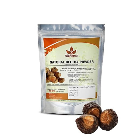 Havintha - Amla, Reetha, Shikakai, Bhringraj & Hibiscus Hair growth Powder