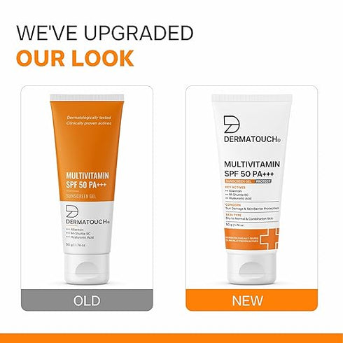 Dermatouch Multivitamin SPF 50 PA+++ Sunscreen Gel