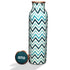 Pure Copper Water Bottle 1 Litre Chevron