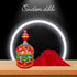 Salvus APP Solutions Traditional Wooden Multicolor Big Sindoor Dibbi