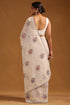 Vasthrlay White Floral Embroidered