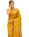 Vasthrlay Womens Weaving Unstitched Dark Green Saree